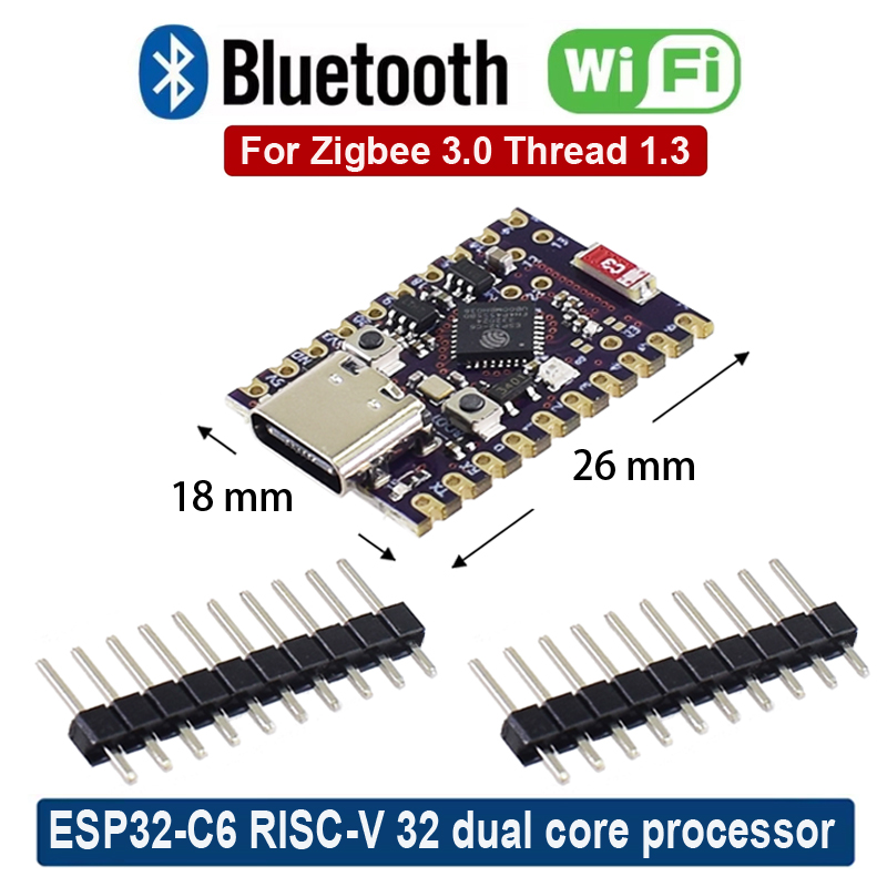 أحادي النواة SuperMini ESP32-S - مراجعة Esp32 H2 وسعره