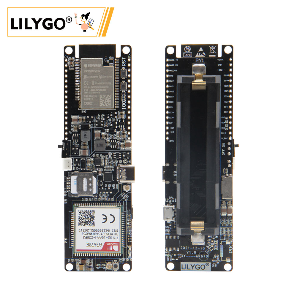 LILYGO® TTGO T-A7670G/E/SA R2  - مراجعة Esp32 Uart Module وسعره