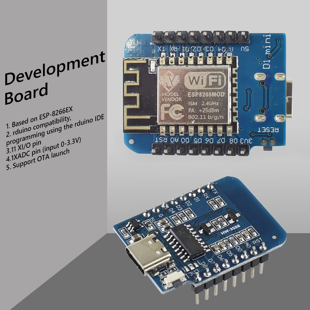 1-10 قطعة Type-C D1 Mini NodeM - مراجعة Esp8266 Nodemcu وسعره