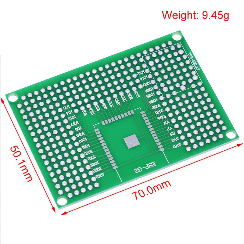 2-100 قطعة لوحة تجارب مزدوجة ا - مراجعة Esp8266 وسعره