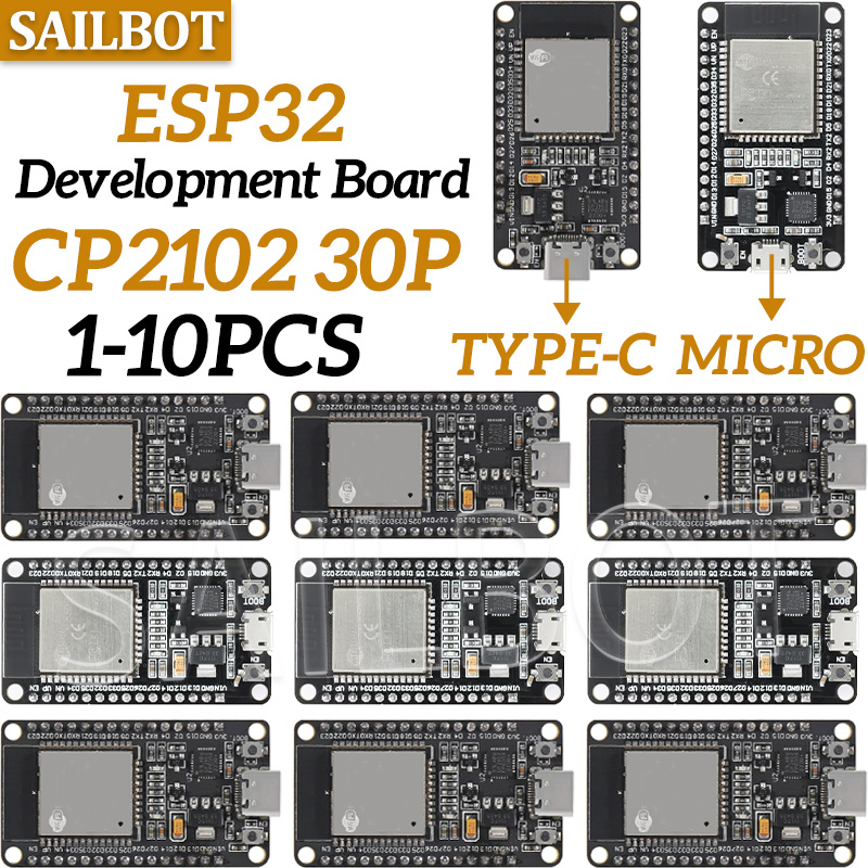 1/5/10 قطع لوحة تطوير WR-32 32 - مراجعة Esp32 Devkit وسعره