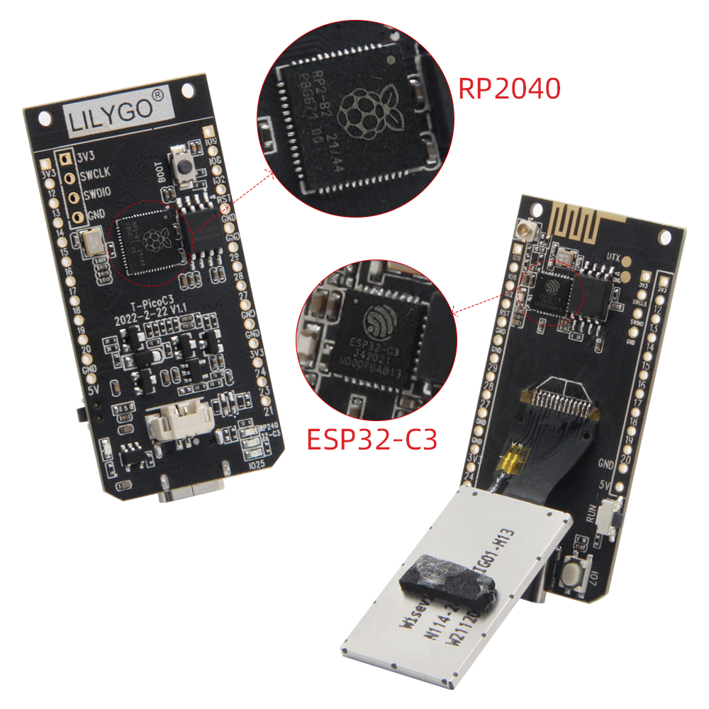LILYGO® T-PicoC3 وحدة عرض بشاش - مراجعة Esp32 Uart Module وسعره