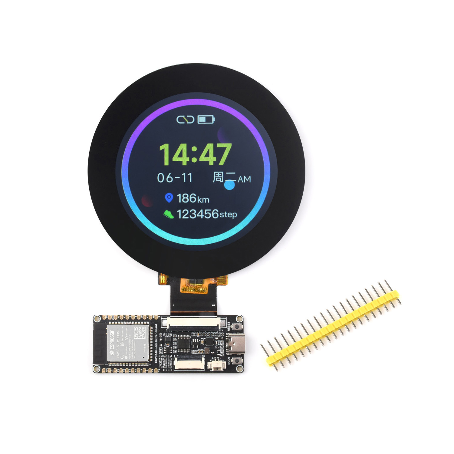 Waveshare ESP32-S3 RGB LCD لوح - مراجعة Esp32 S3 وسعره