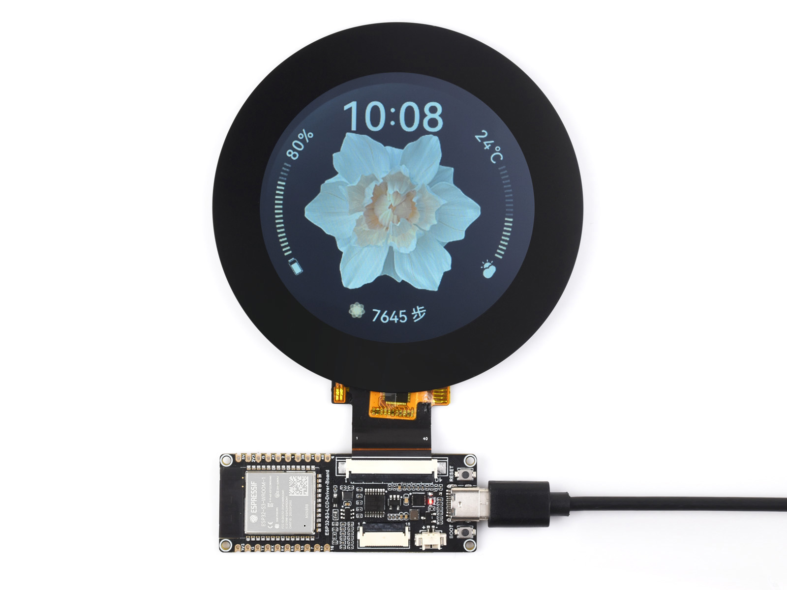 Waveshare ESP32-S3 RGB LCD لوح - مراجعة Esp32 S3 وسعره