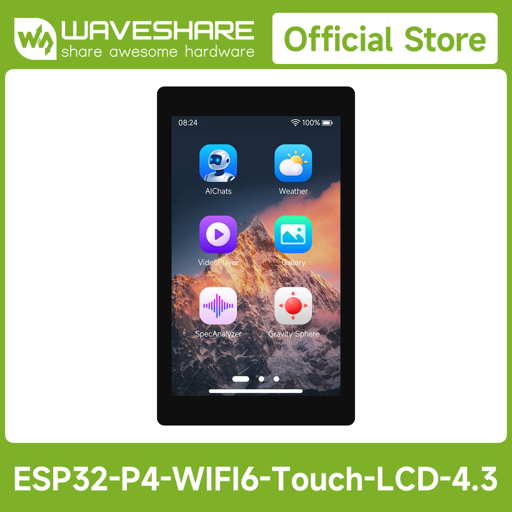 لوحة تطوير Waveshare ESP32-P4- - مراجعة Esp32 Development Board وسعره