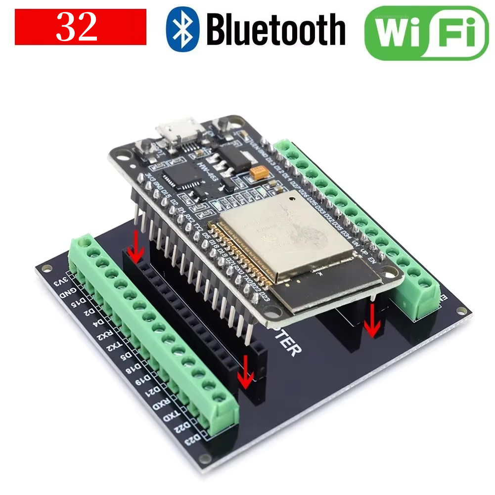 لوحة توسعة 32S CP2102 NodeMCU- - مراجعة Esp32 Devkit وسعره